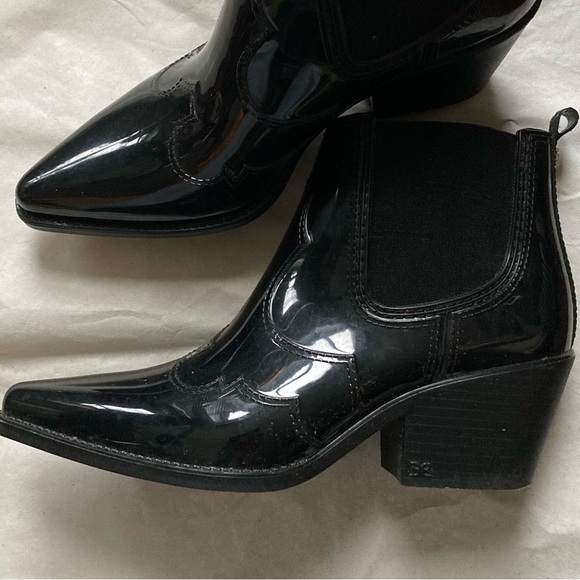 Sam Edelman Winona Rain Western-Style Ankle Boots - Picture 4 of 4